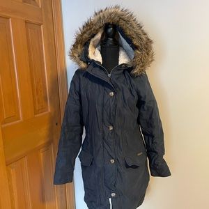 Abercrombie & Fitch navy winter coat